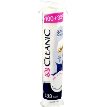 Cleanic pure effect 133 cotton pads