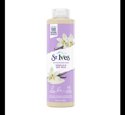 st ives pampering vanilla +oat milk  bodywash