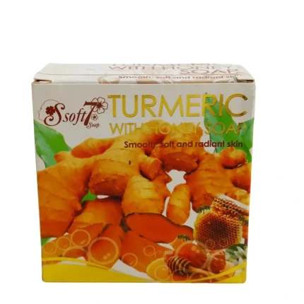 Soft 7 Tumeric with honey bar soap